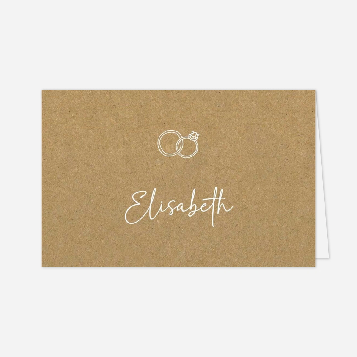 Marque-place mariage Douces esquisses