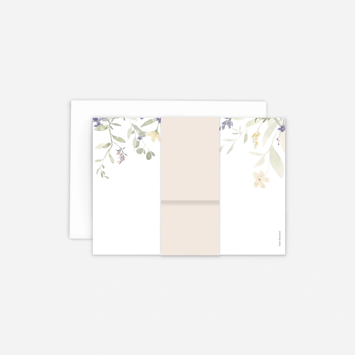 Faire-part mariage Danse florale