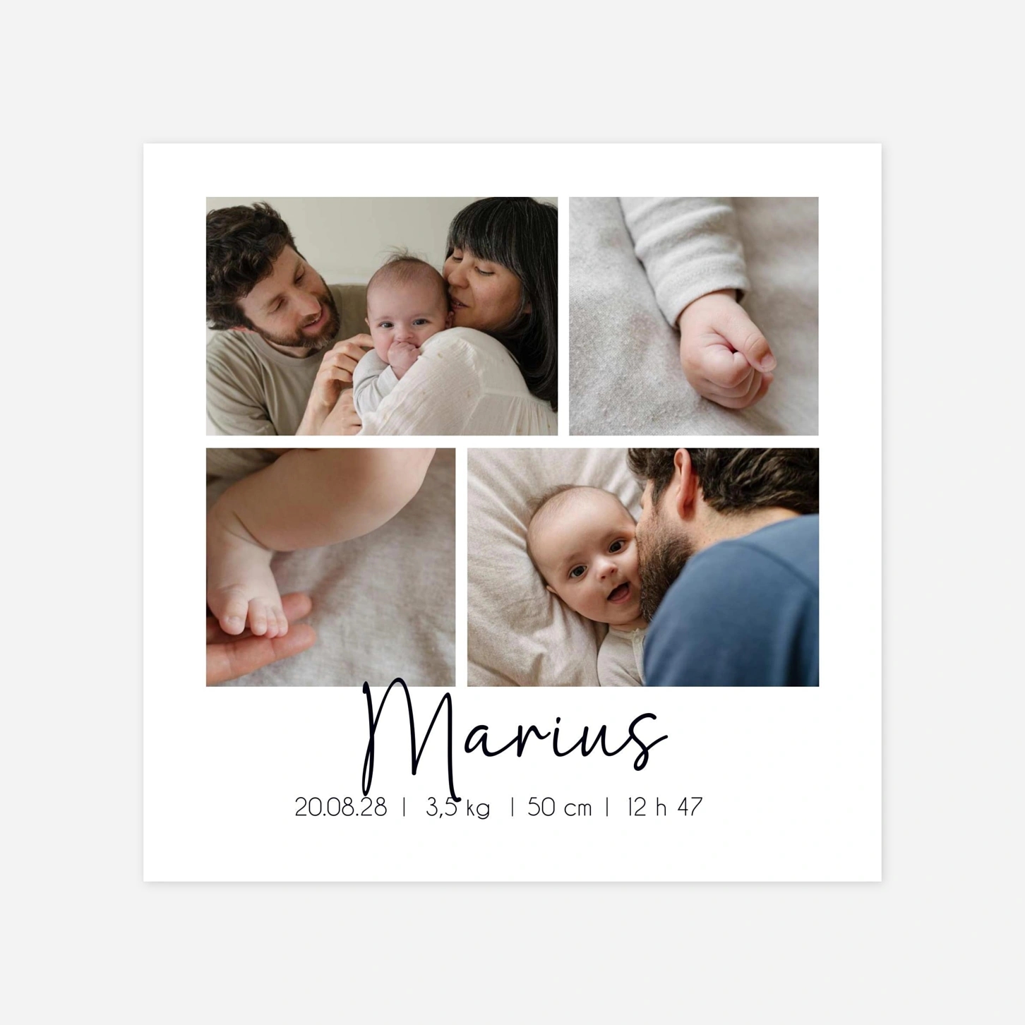 Faire-part naissance Petit miracle