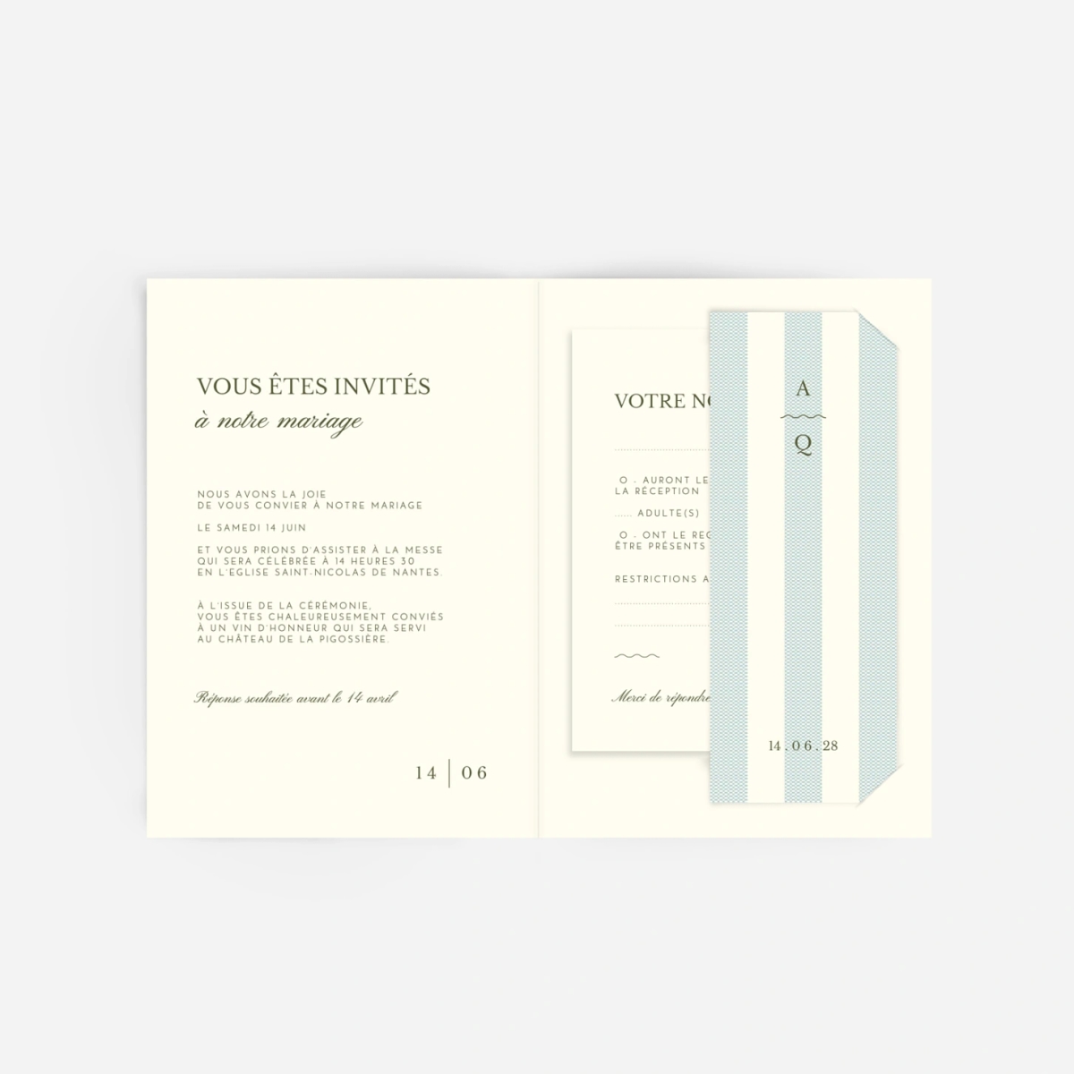 Faire-part mariage Dolce Amore