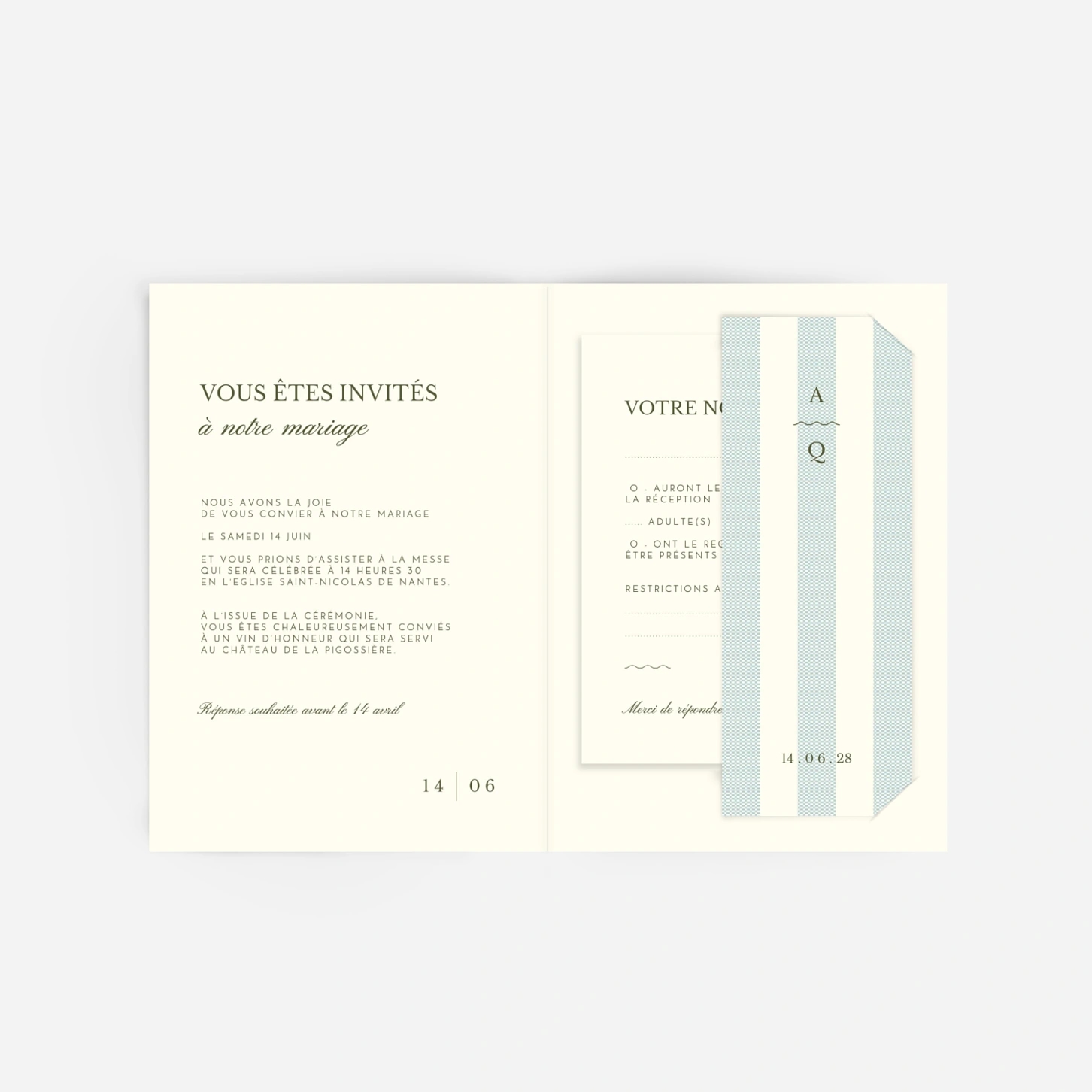 Faire-part mariage Dolce Amore