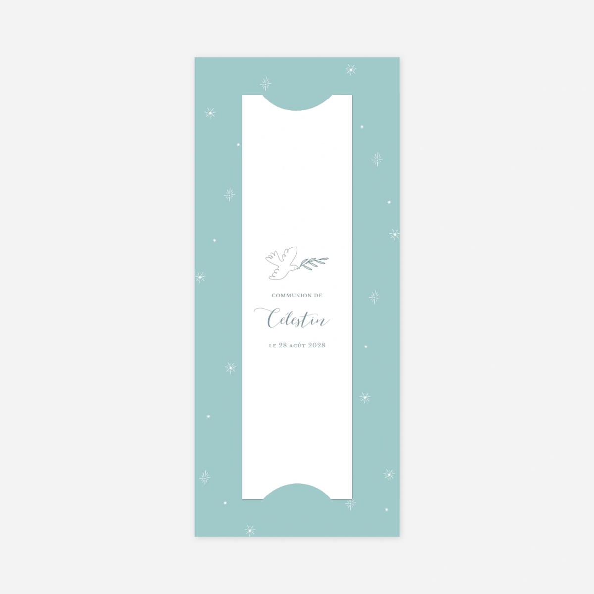 Invitation communion Douce colombe