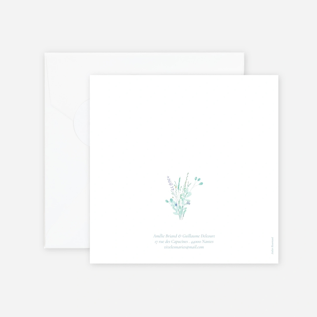 Faire-part mariage Douce couronne