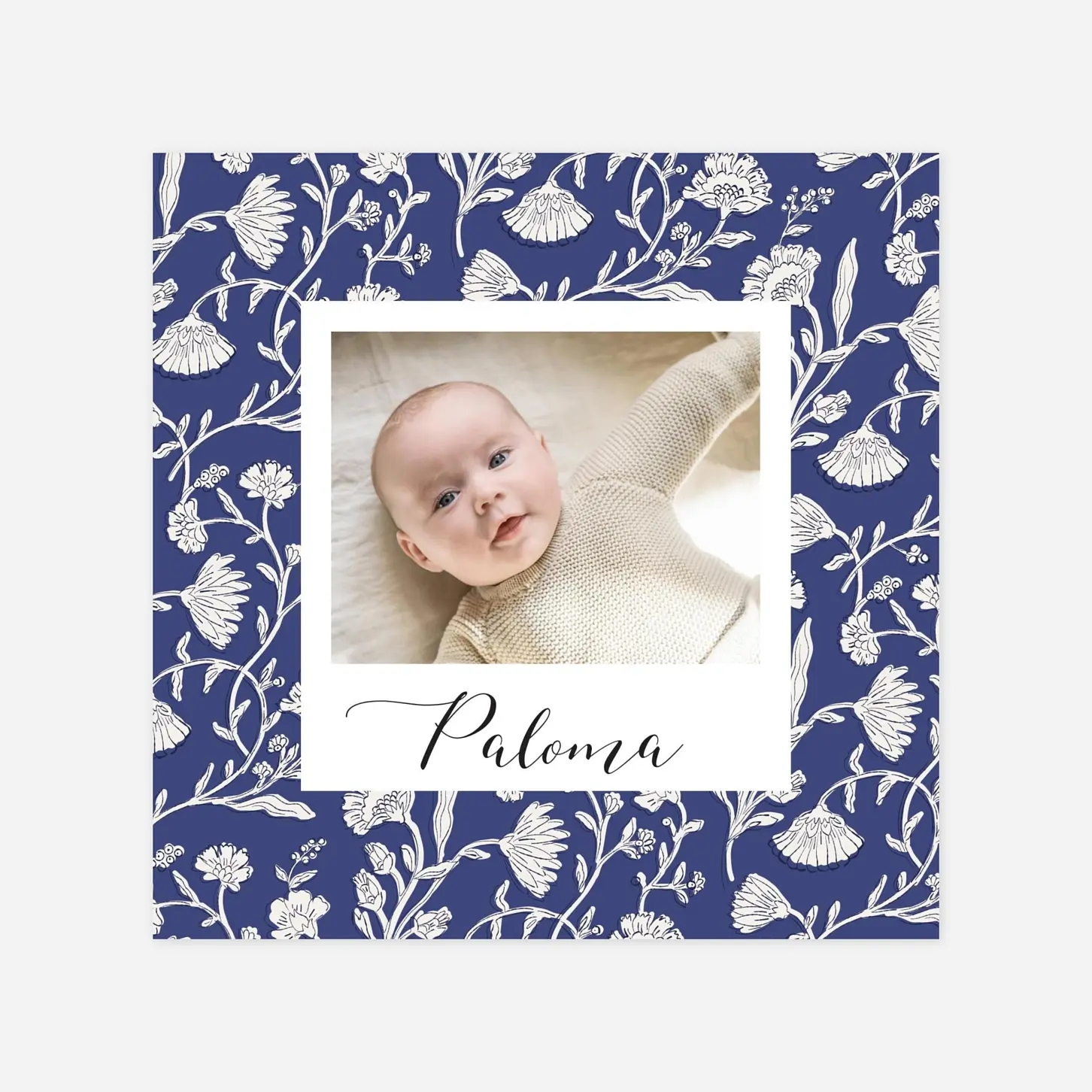 Faire-part naissance Douces indiennes