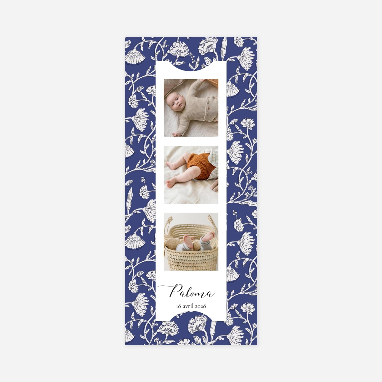 Faire-part naissance Douces indiennes