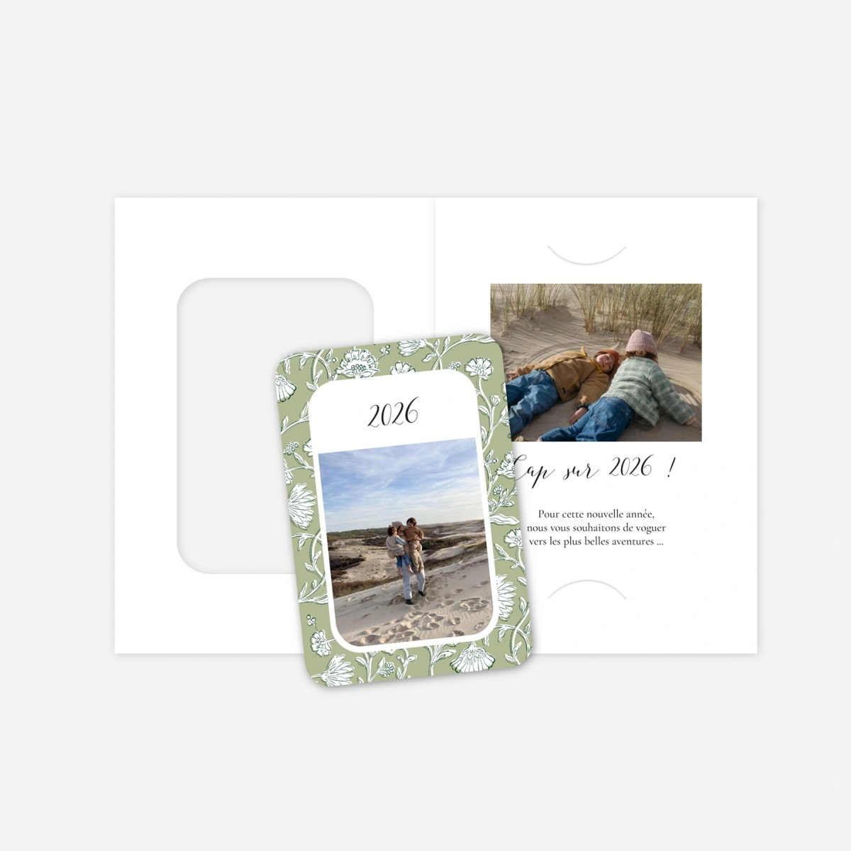 Carte de voeux Douces indiennes