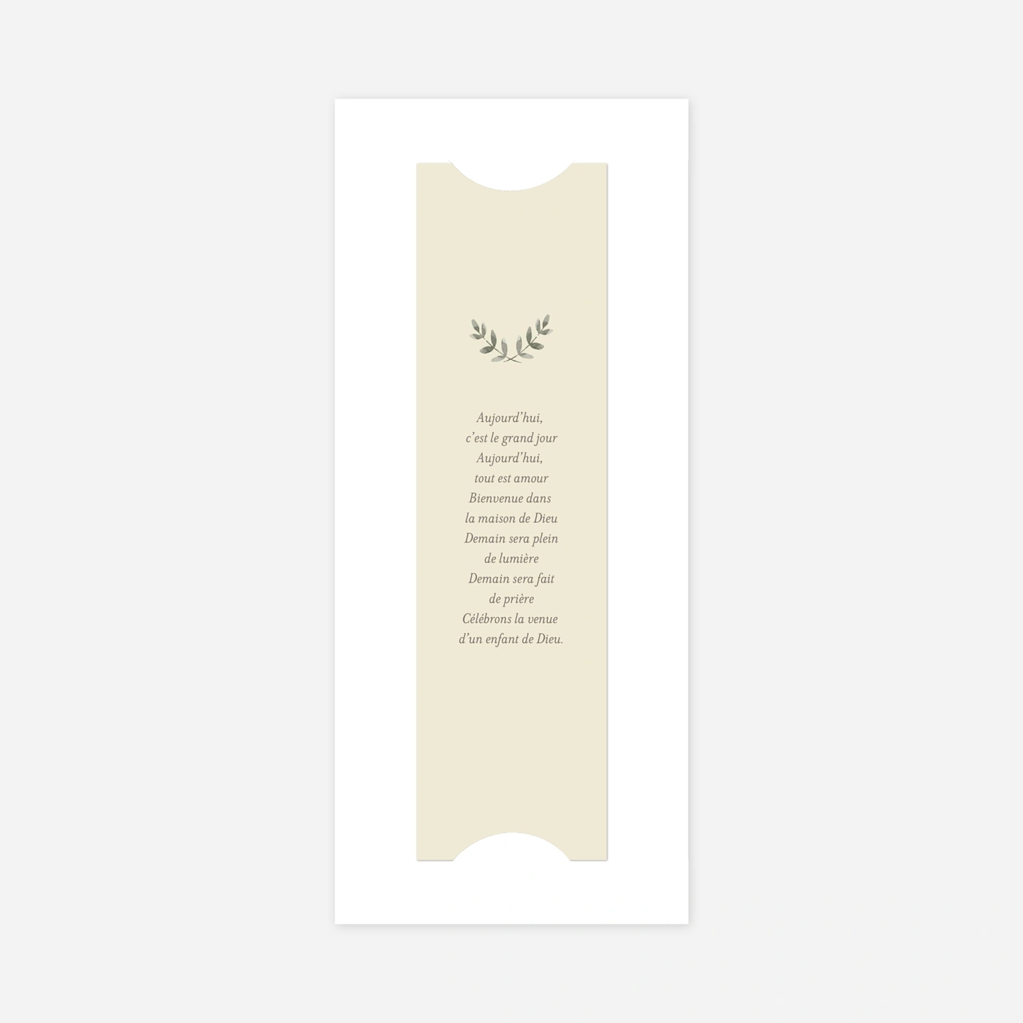 Invitation communion Douce lueur