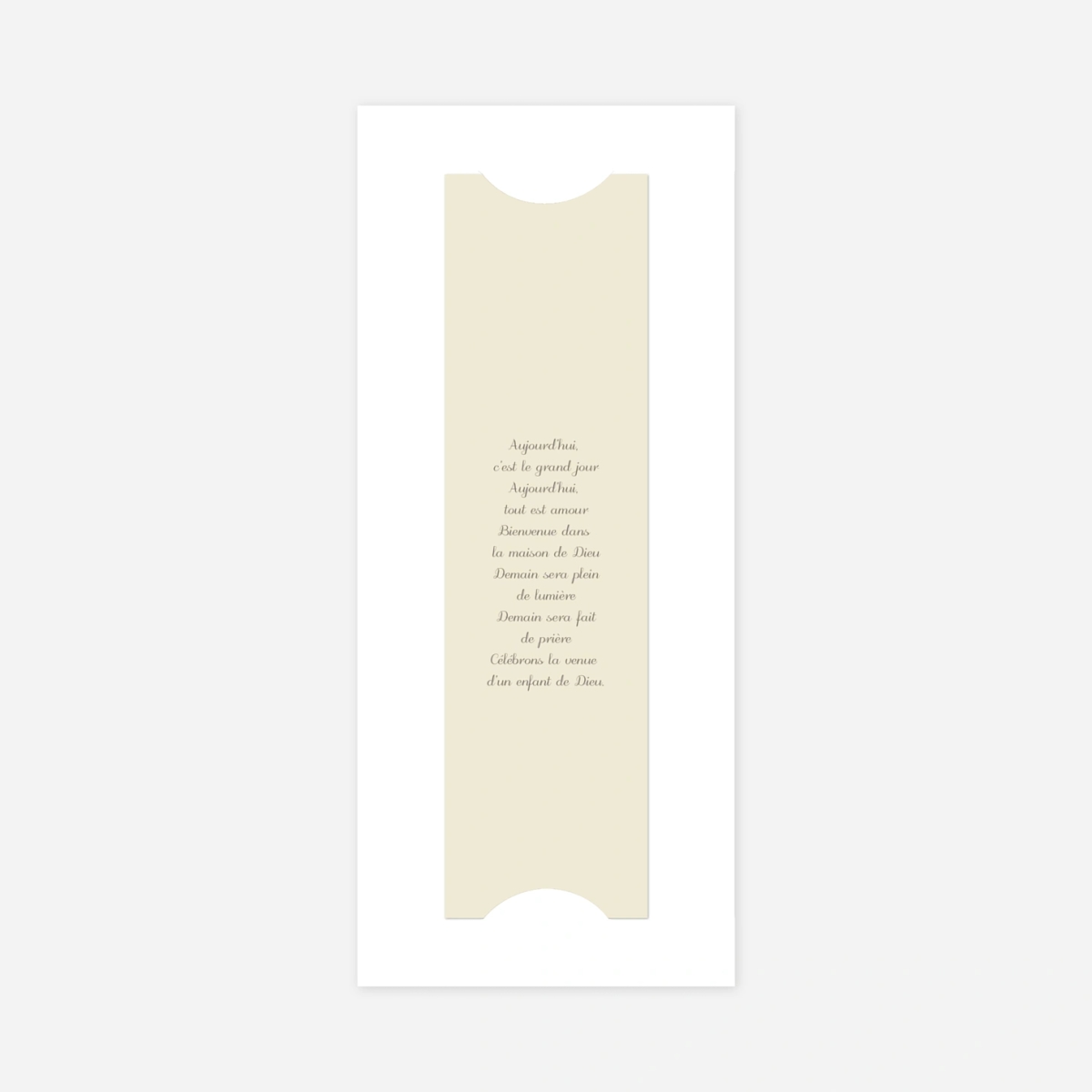 Faire-part baptême Douce lueur