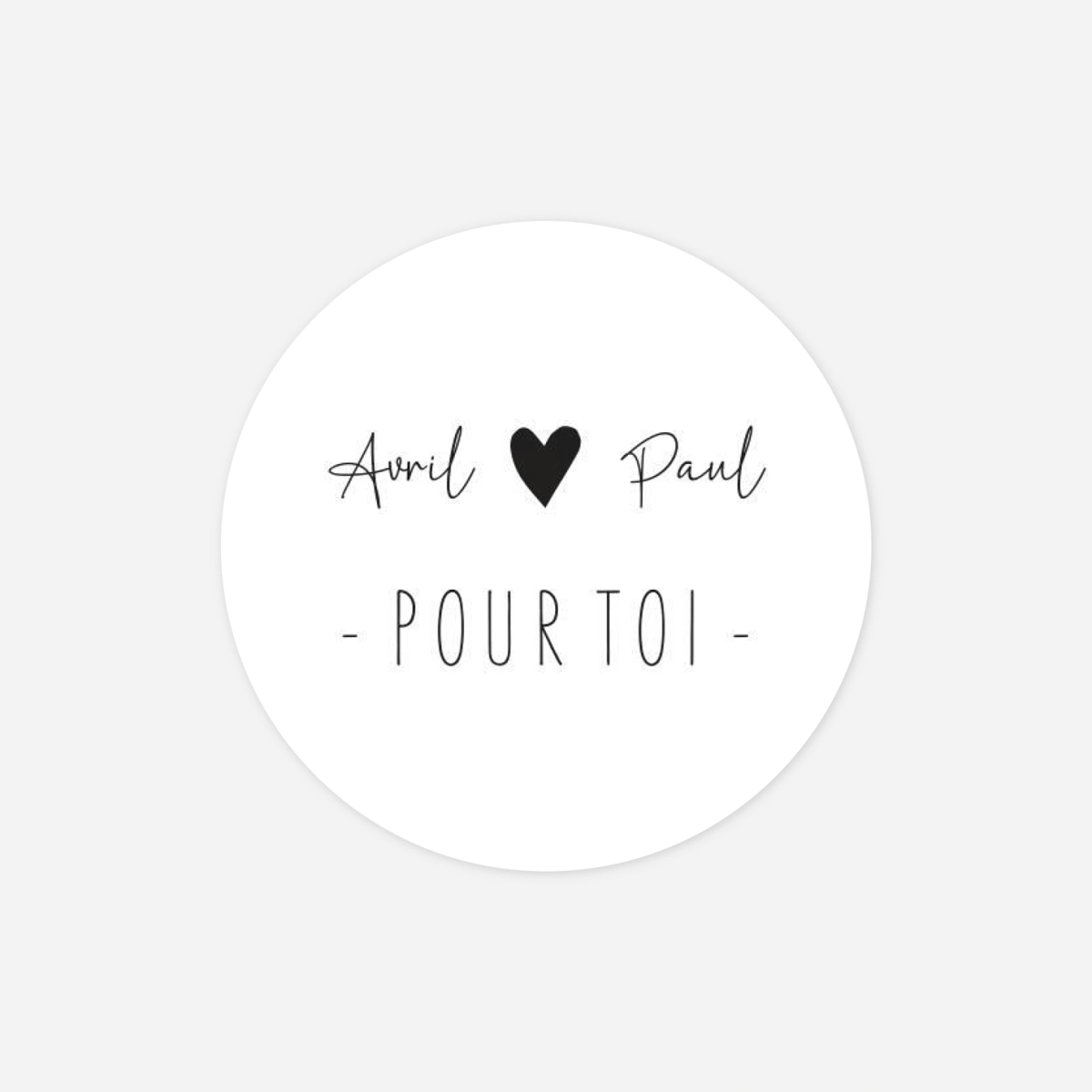 Stickers mariage Douce promesse