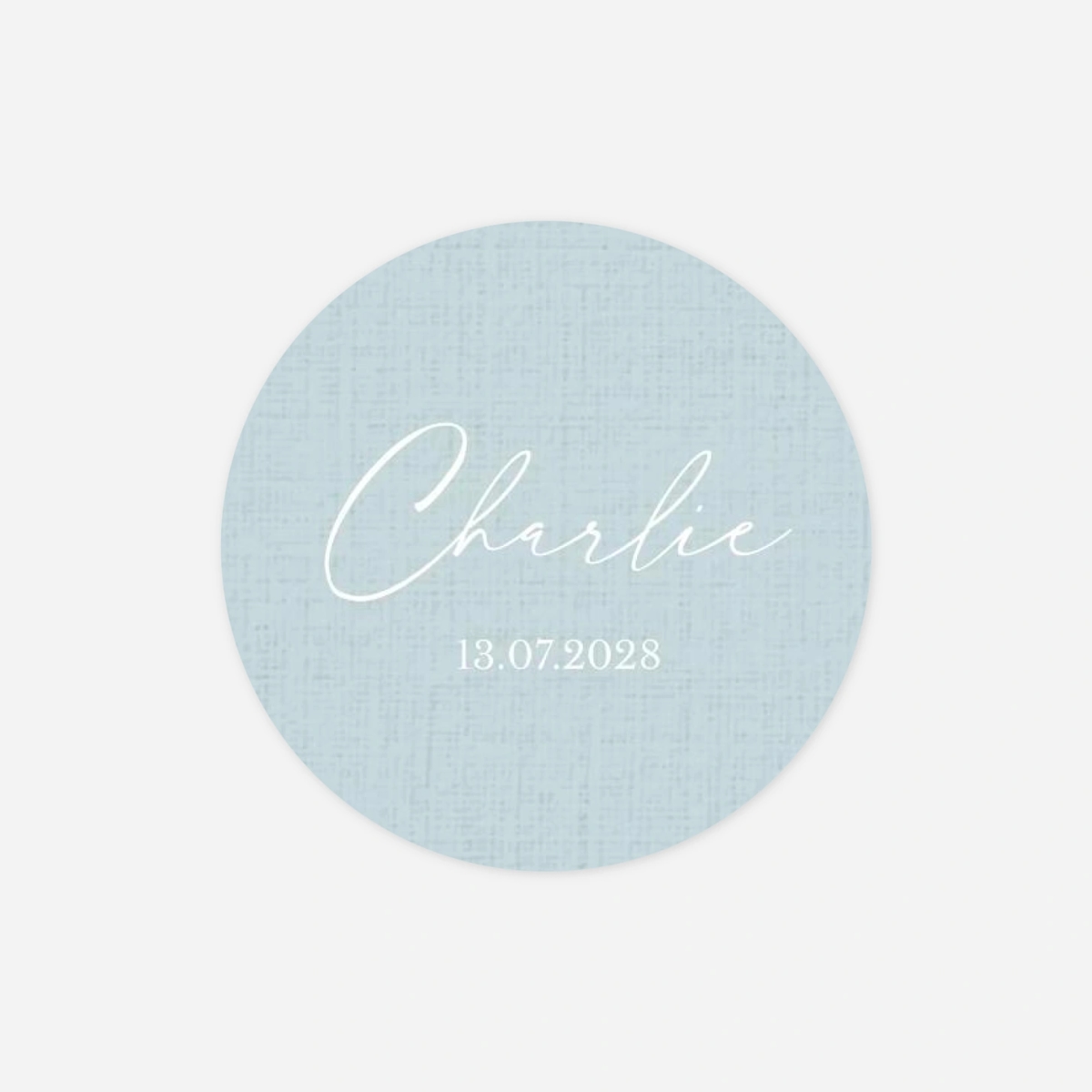 Stickers naissance Doux tissage