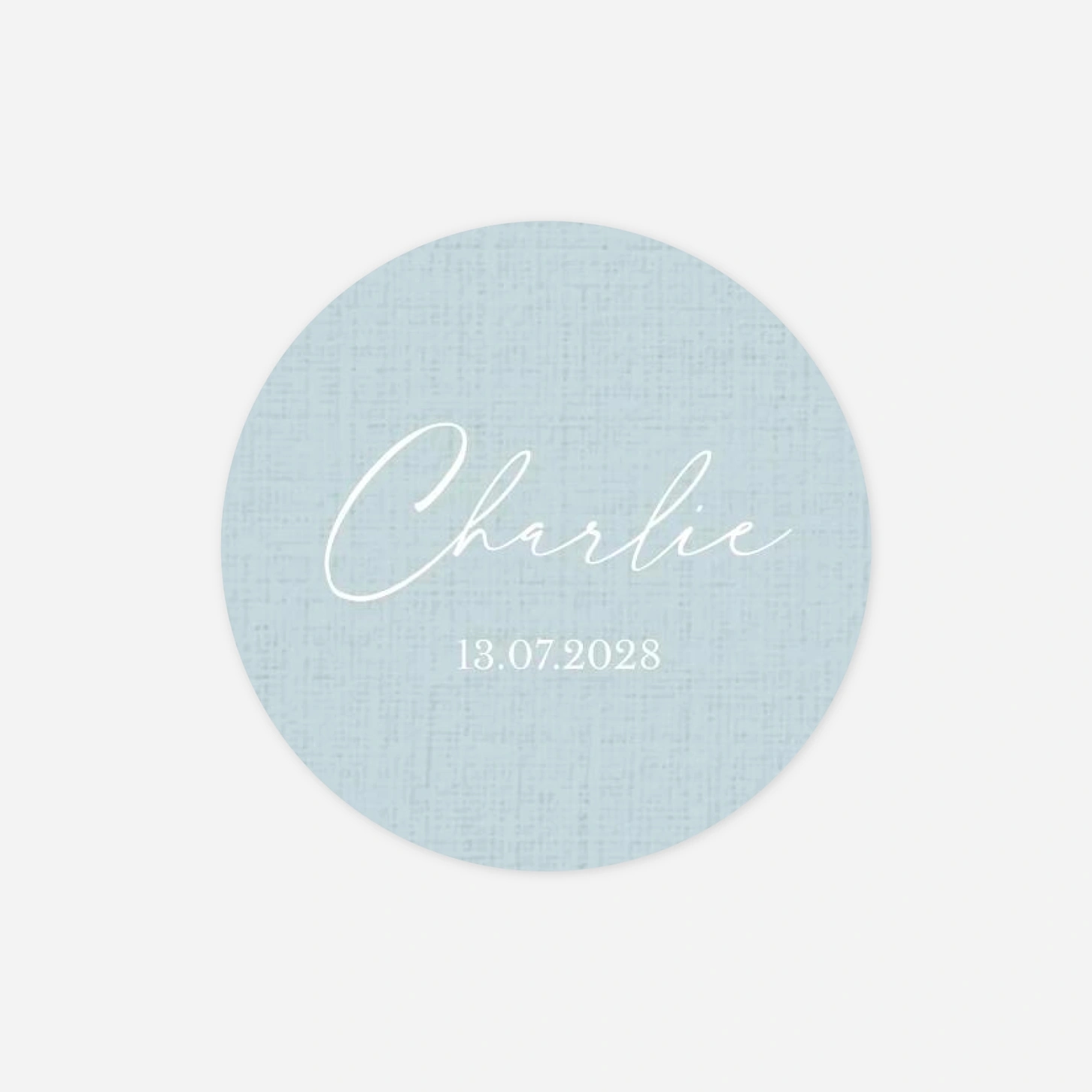 Stickers naissance Doux tissage