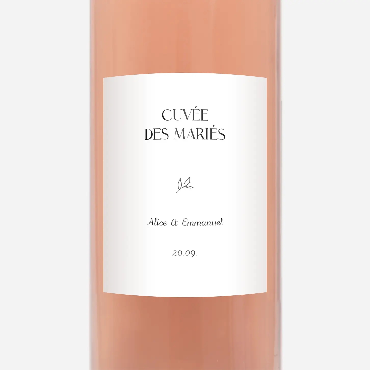 Étiquette bouteille Dryade