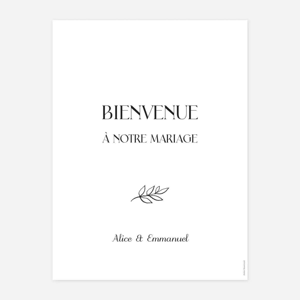 Panneau mariage Dryade