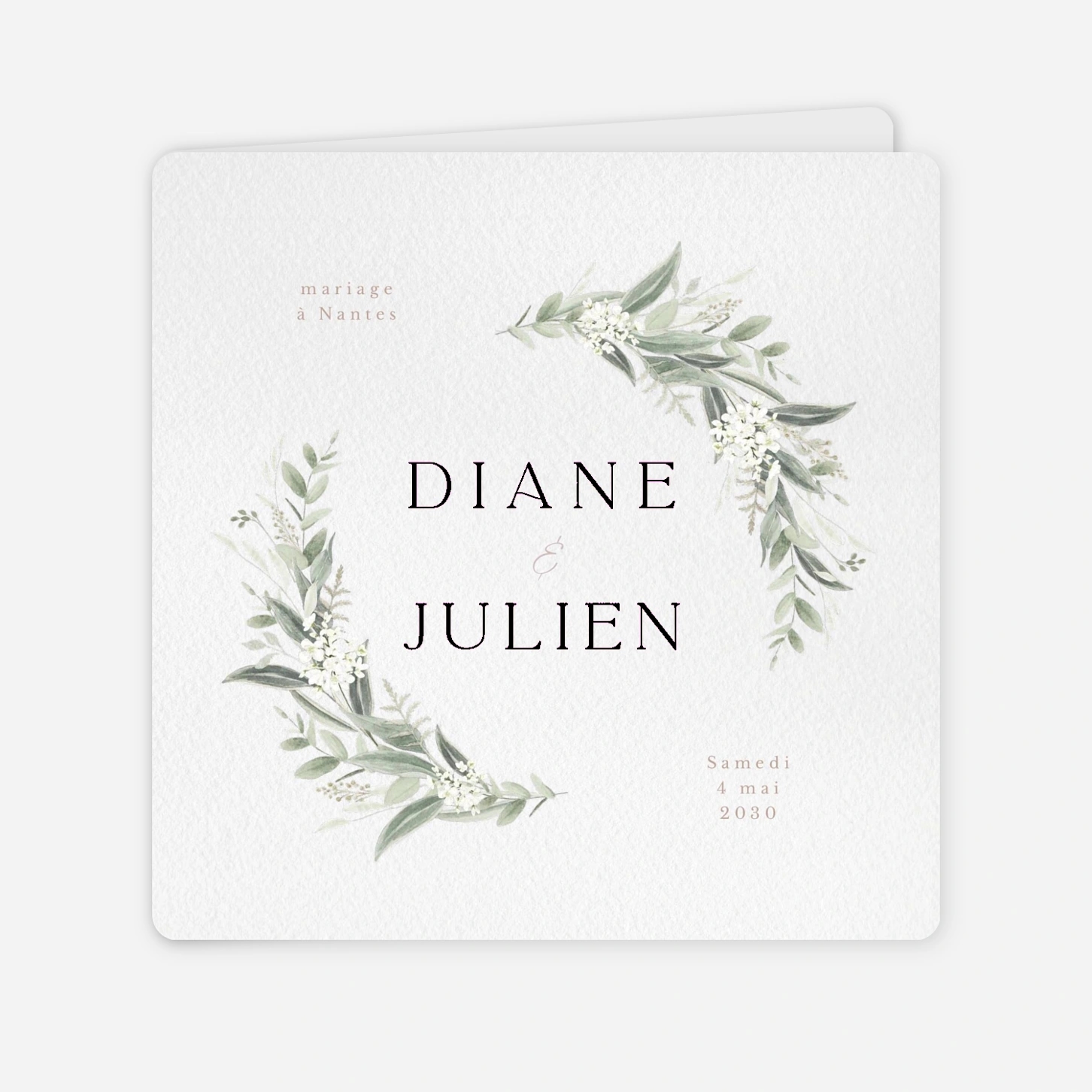 Faire-part mariage Éclat Naturel