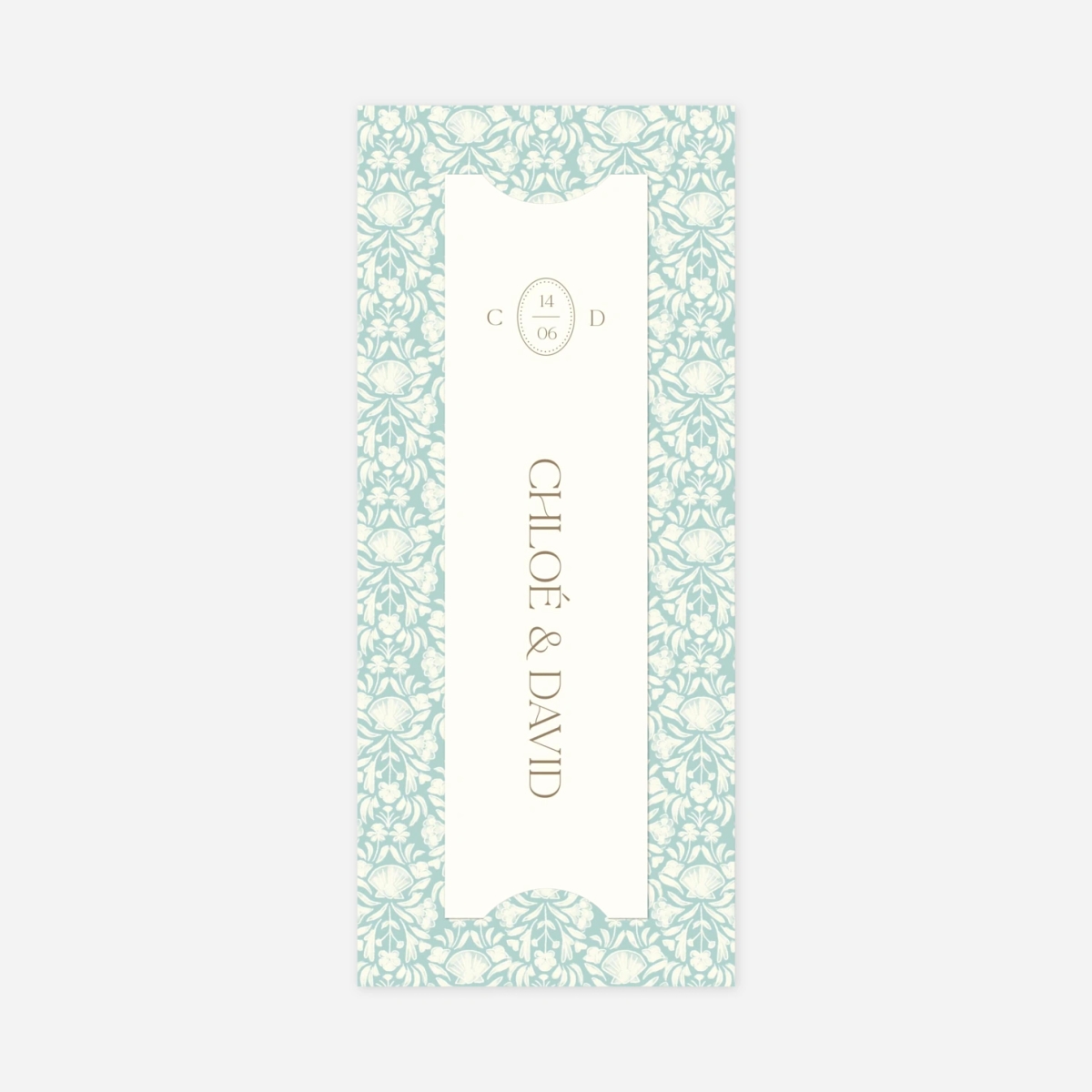 Faire-part mariage Élégant coquillage