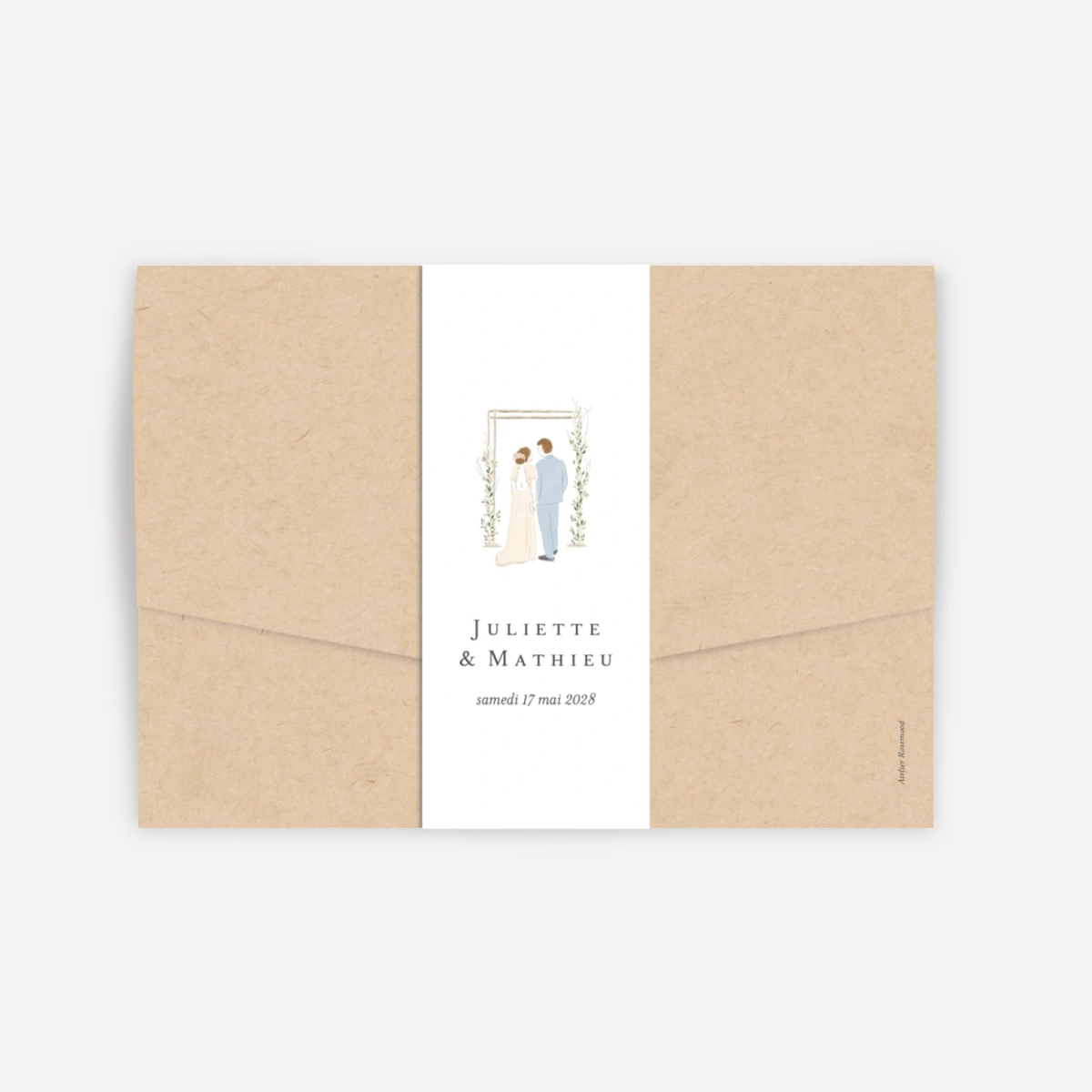 Faire-part mariage Écrin