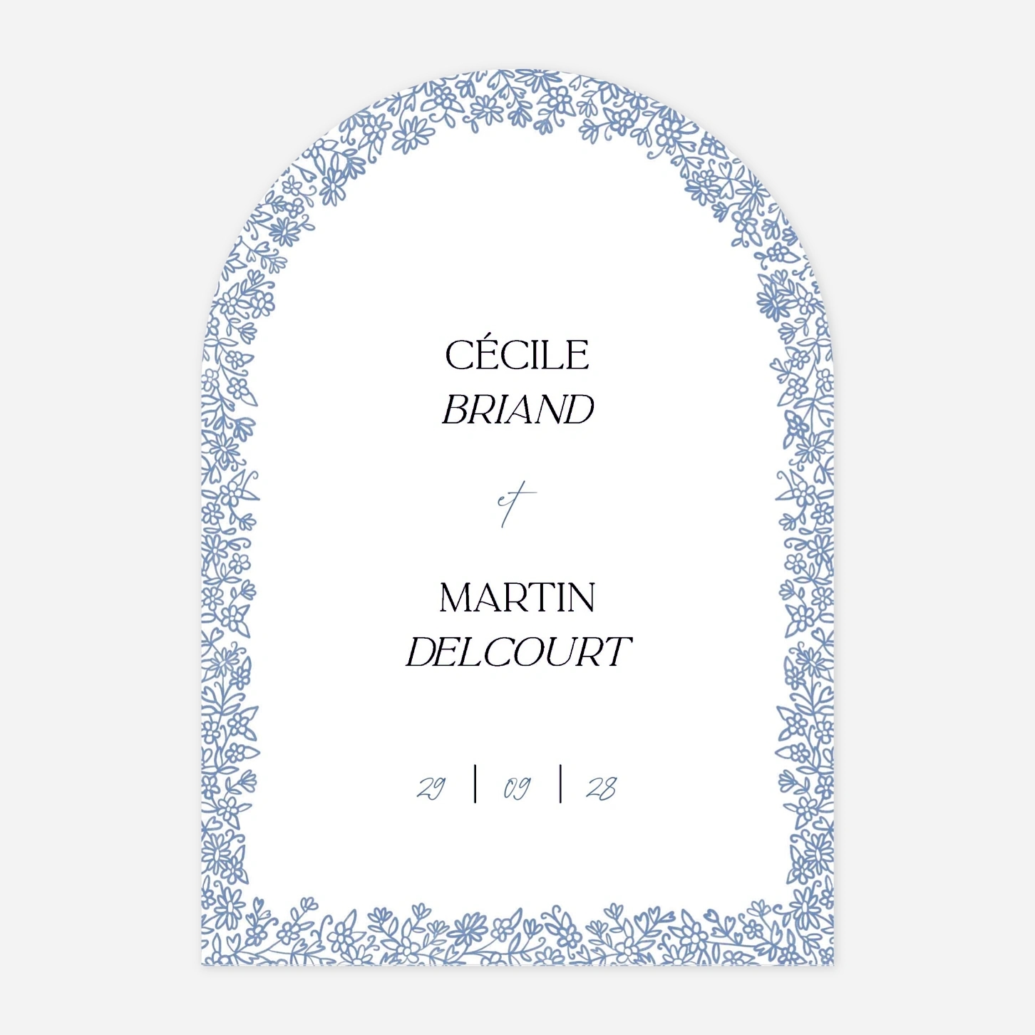 Faire-part mariage Élégance florale