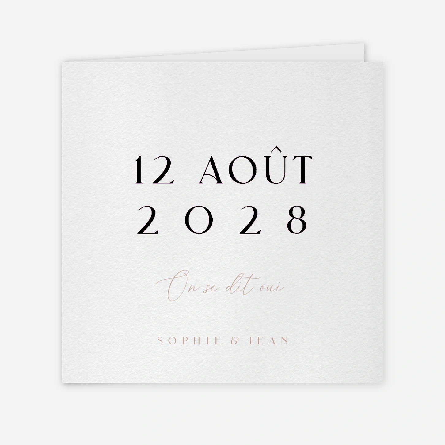 Faire-part mariage Enfin Nous