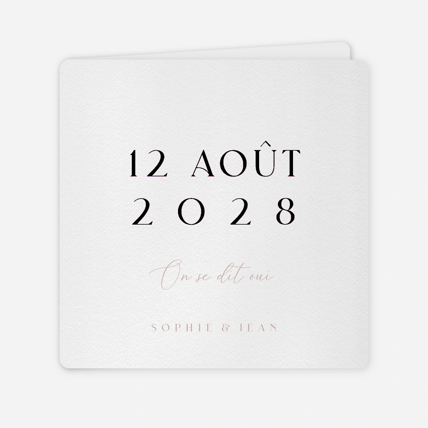 Faire-part mariage Enfin Nous