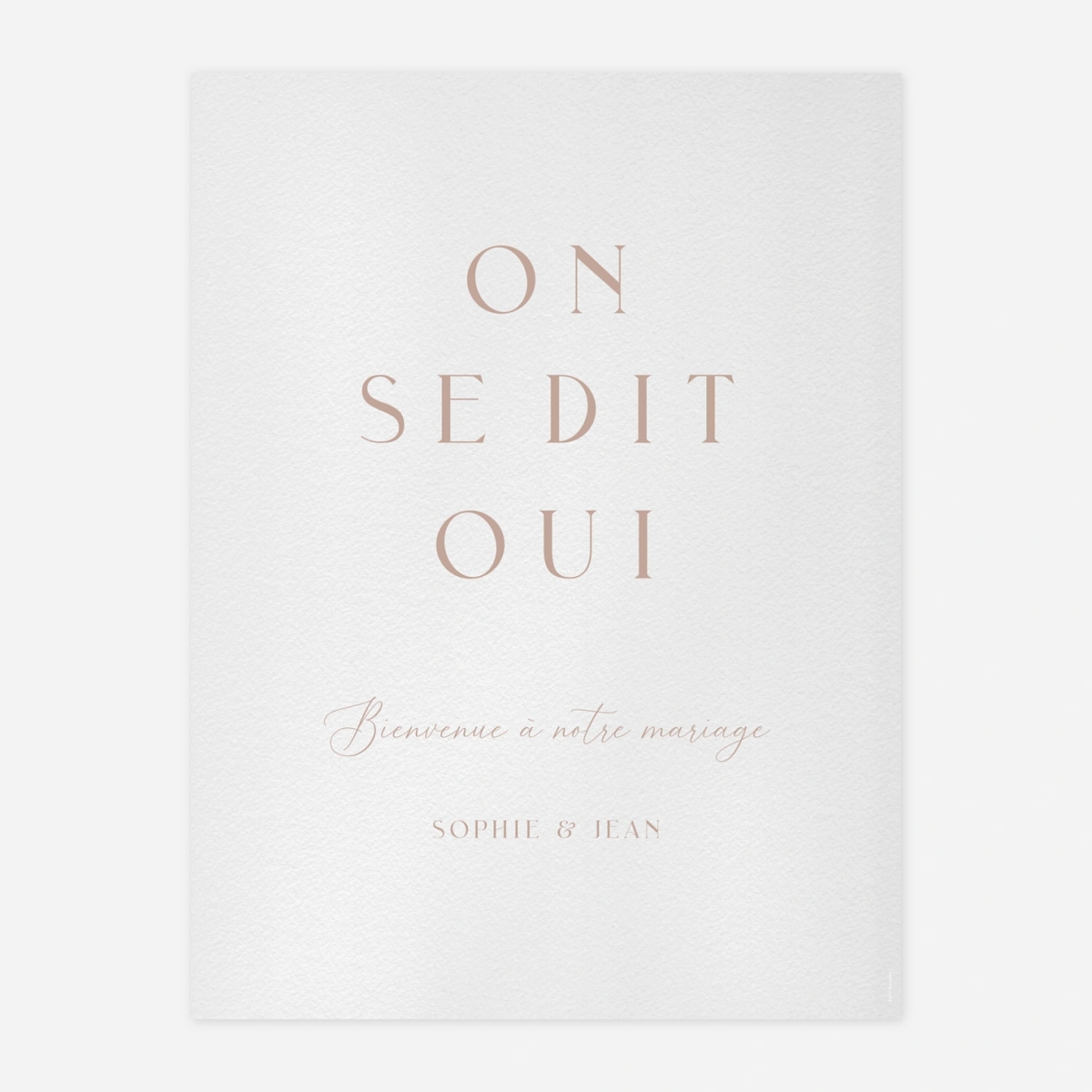 Panneau mariage Enfin Nous