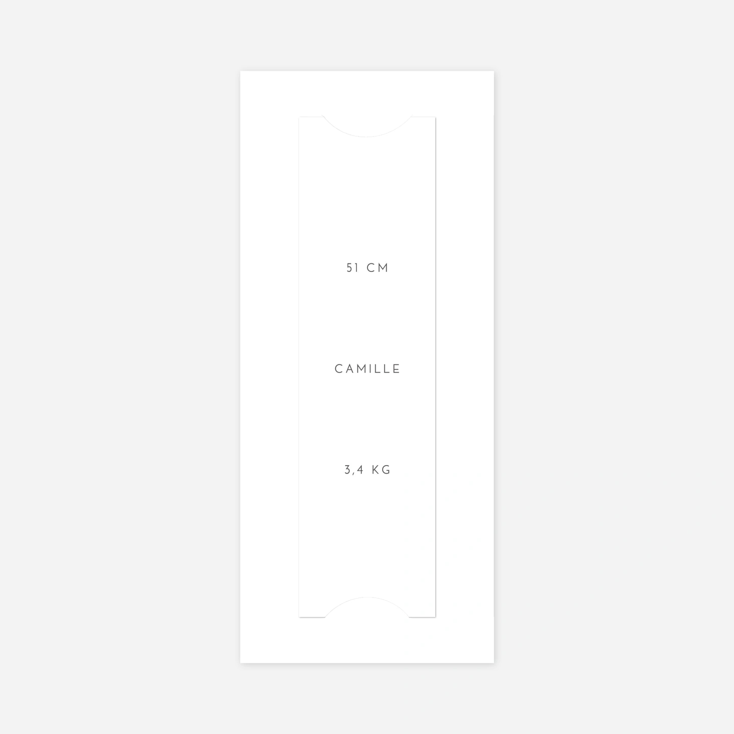 Faire-part naissance Élégant cœur