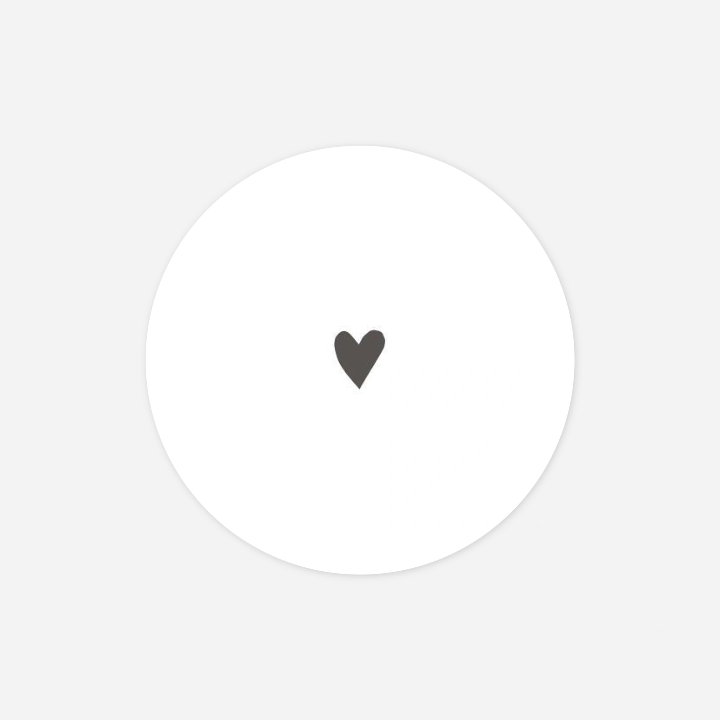 Stickers naissance Élégant cœur