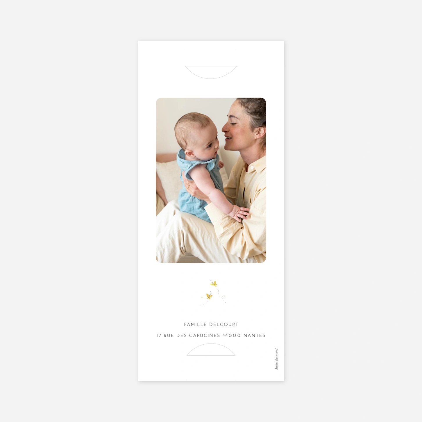 Faire-part naissance Petit Éléphant