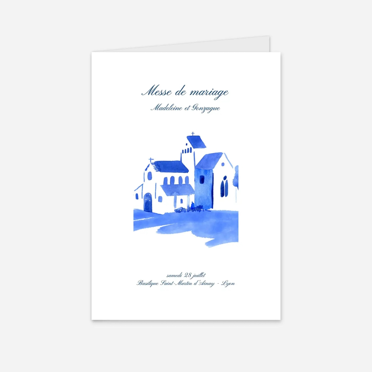 Livret de messe mariage Élégant