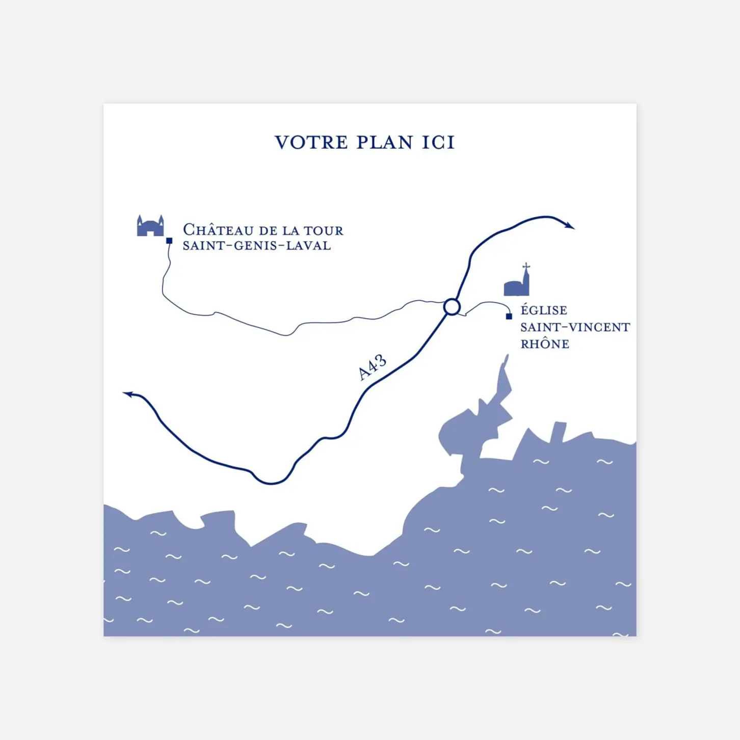 Carton d'invitation Élégant