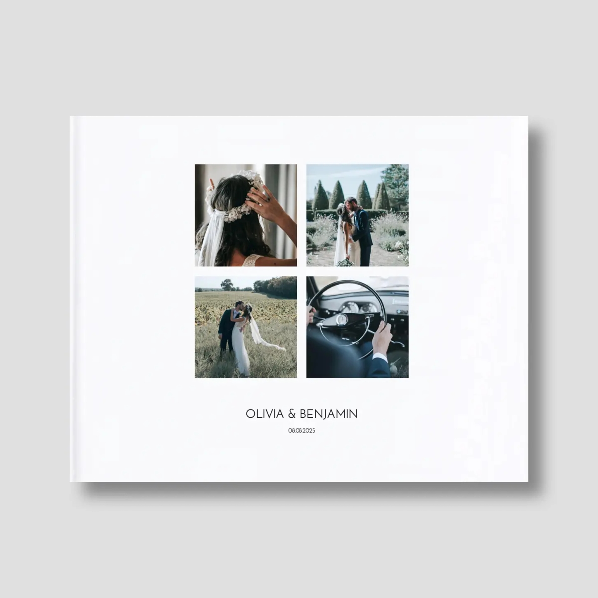 Album photo ouverture à plat Élégant