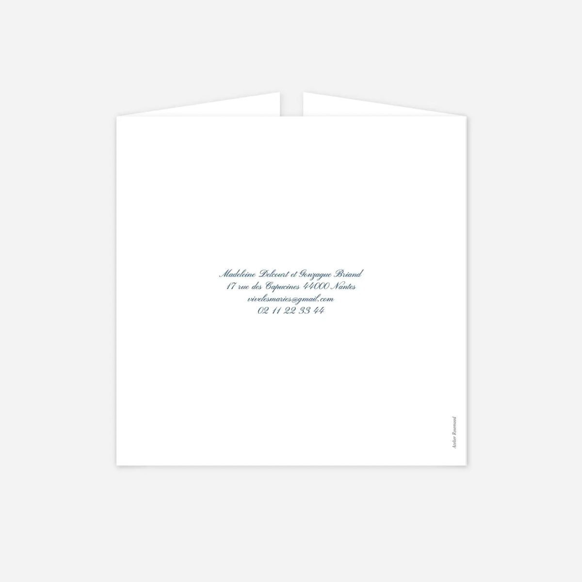 Faire-part mariage Élégante Aquarelle