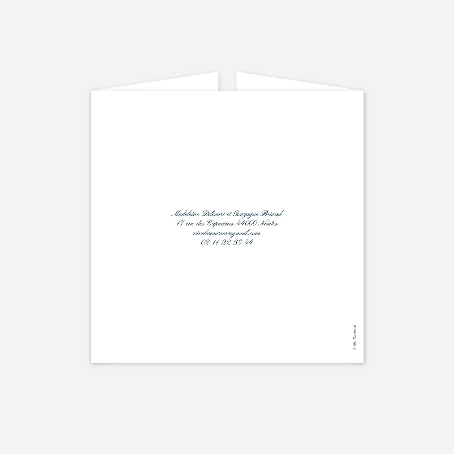 Faire-part mariage Élégante Aquarelle