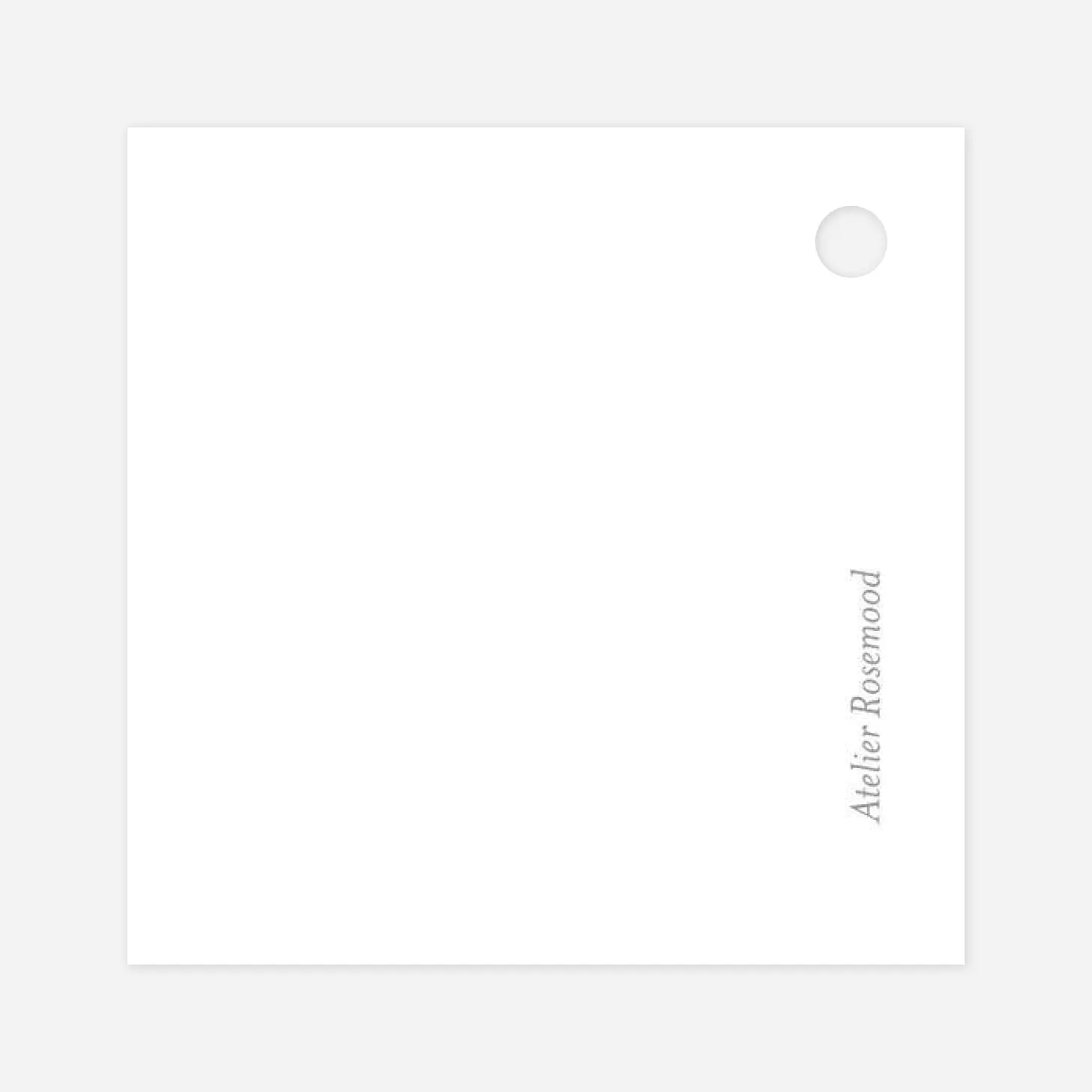 Étiquette baptême Élégant feuillage