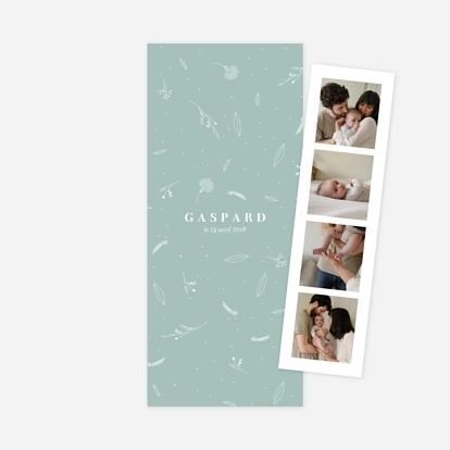 Élégant feuillage en pastel