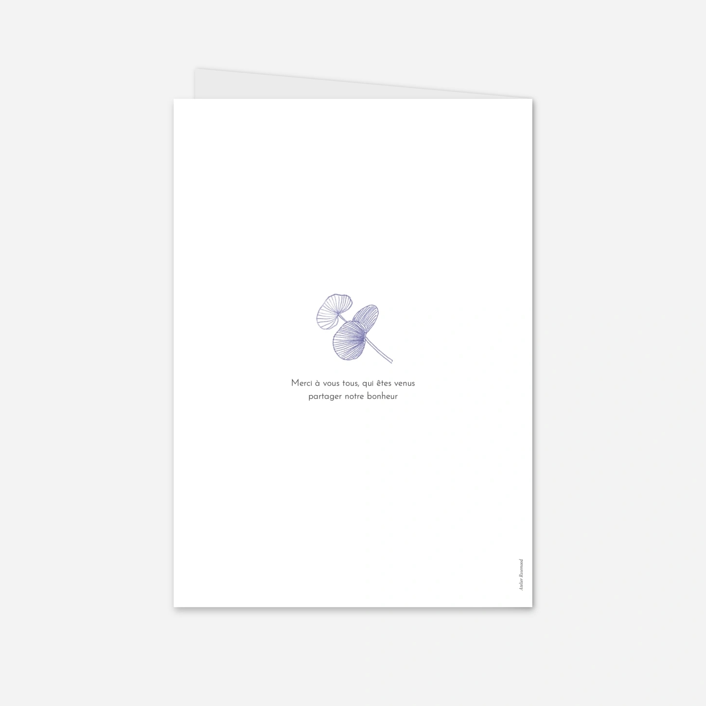 Livret de messe mariage Envolée d'eucalyptus