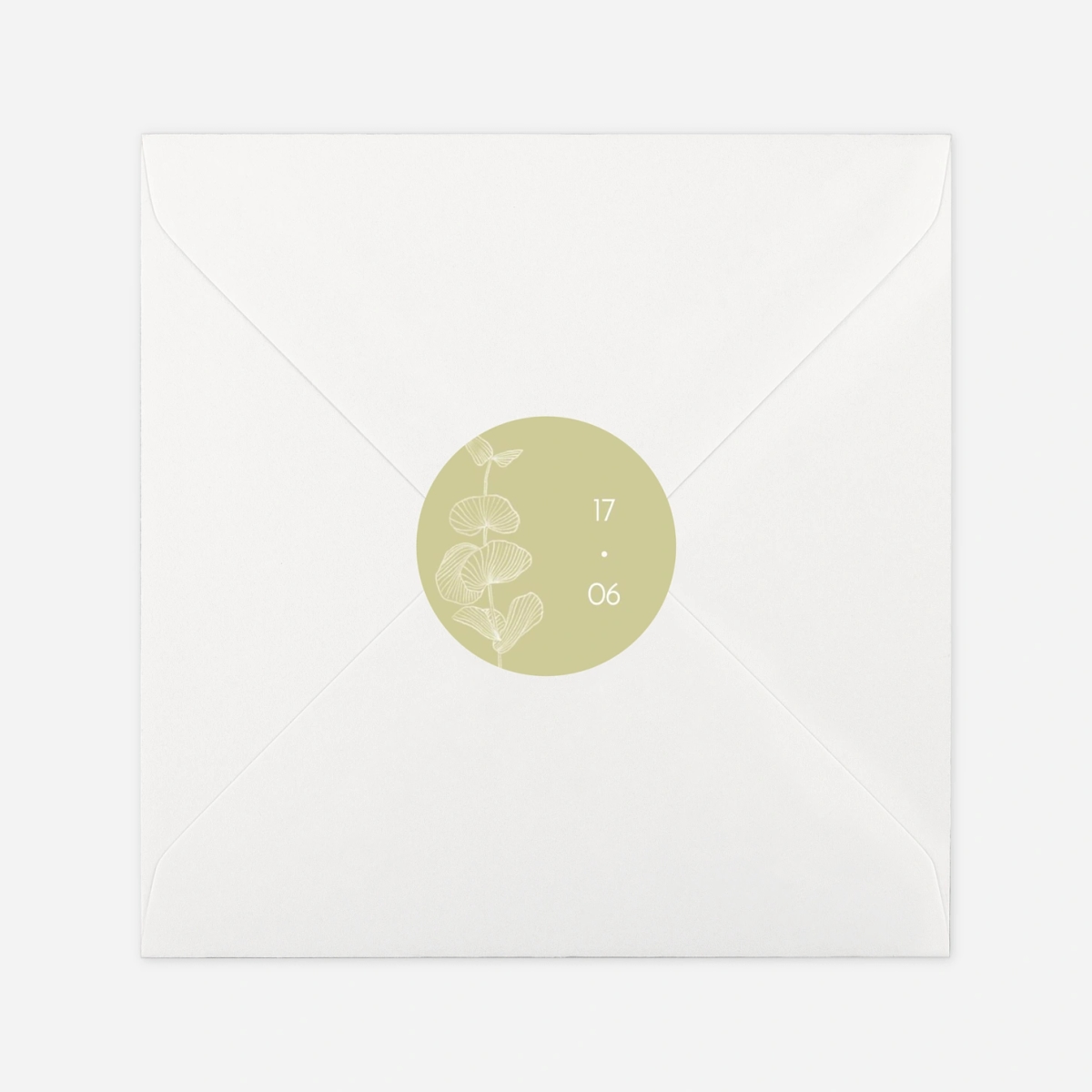 Stickers mariage Envolée d'eucalyptus