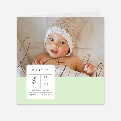 Étiquette illustrée