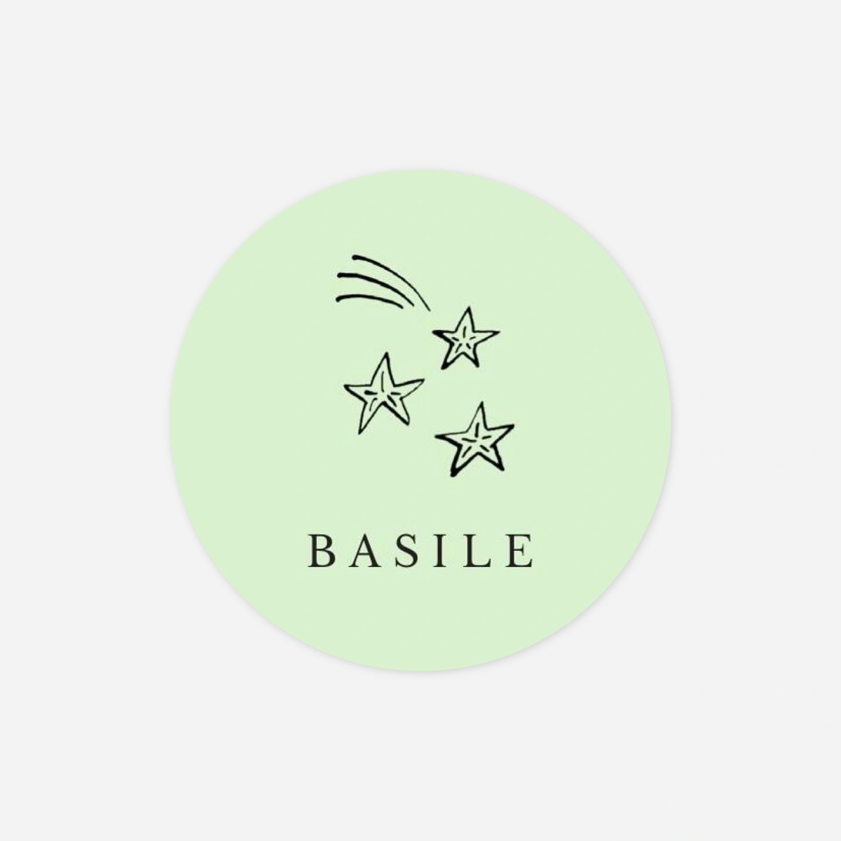 Stickers naissance Étiquette illustrée