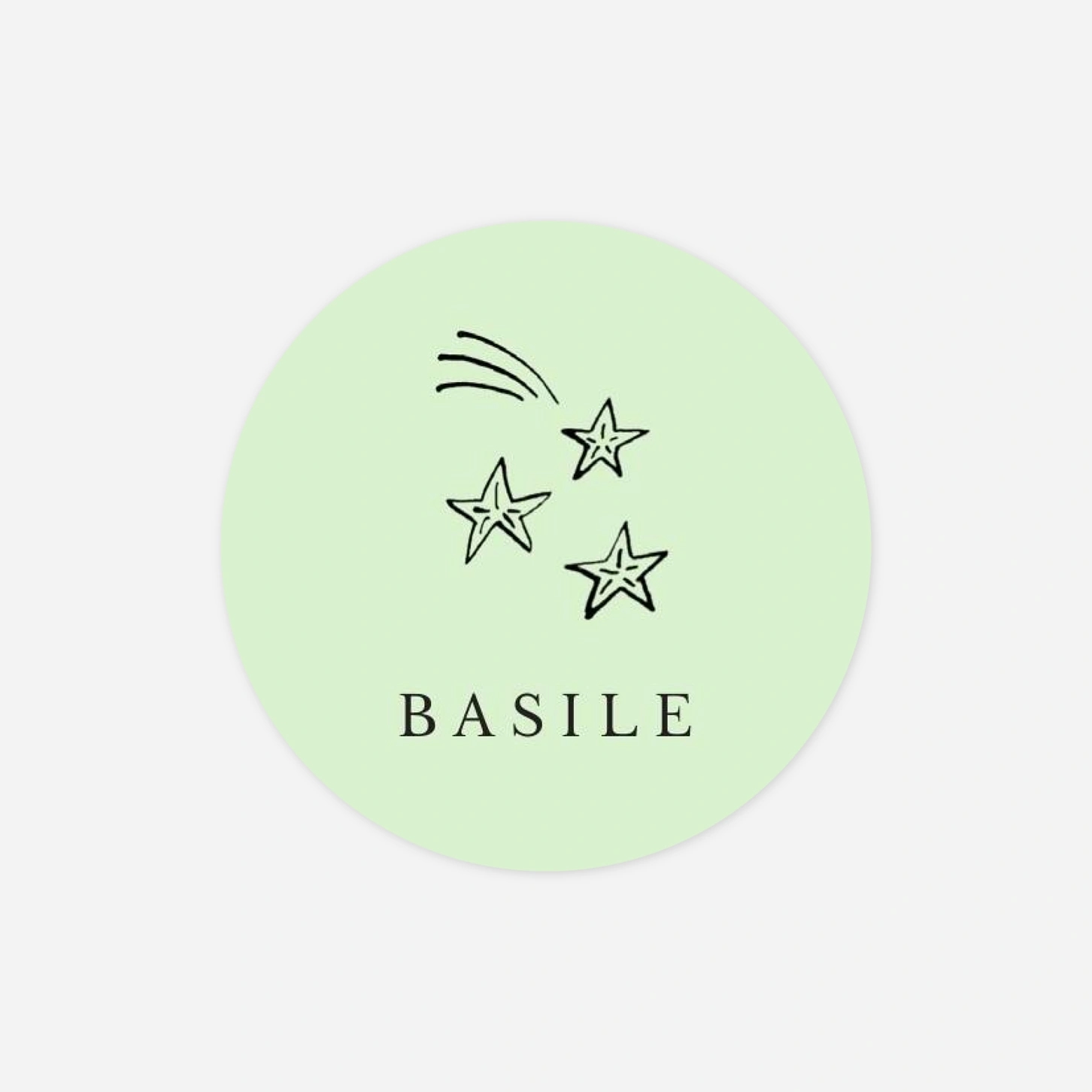 Stickers naissance Étiquette illustrée