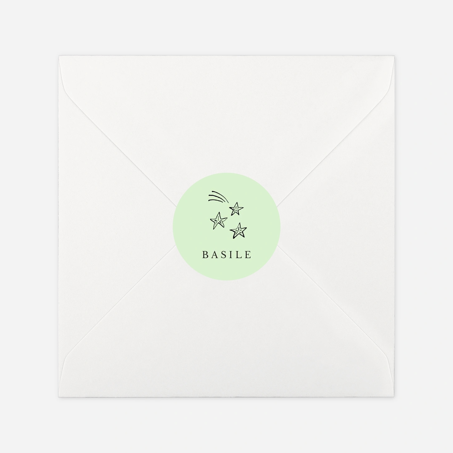 Stickers naissance Étiquette illustrée