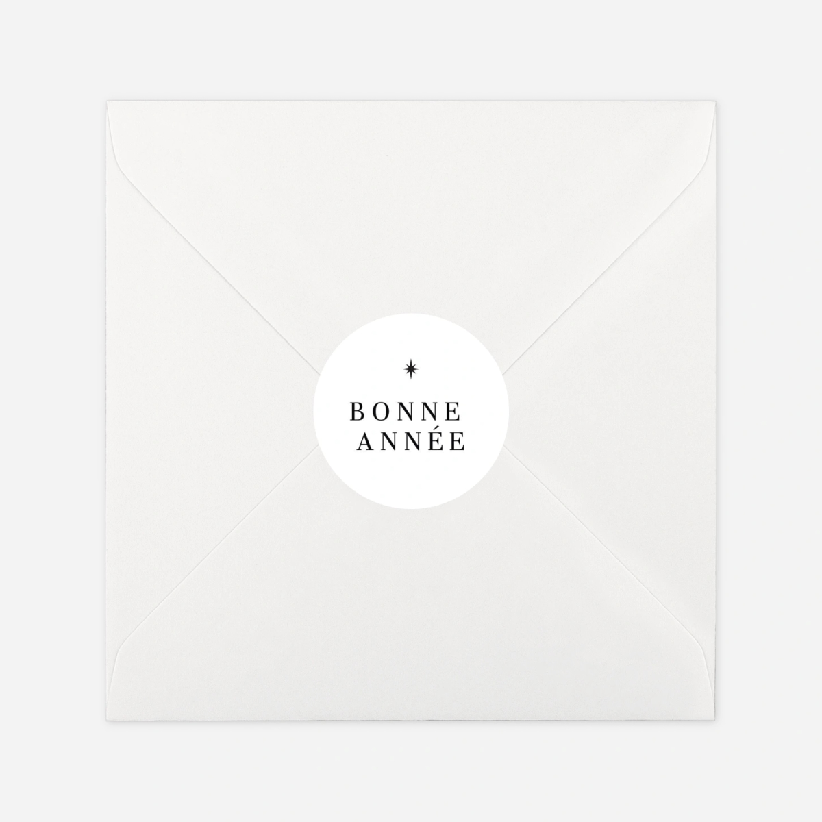 Étiquette cadeau Noël Étoile du Nord