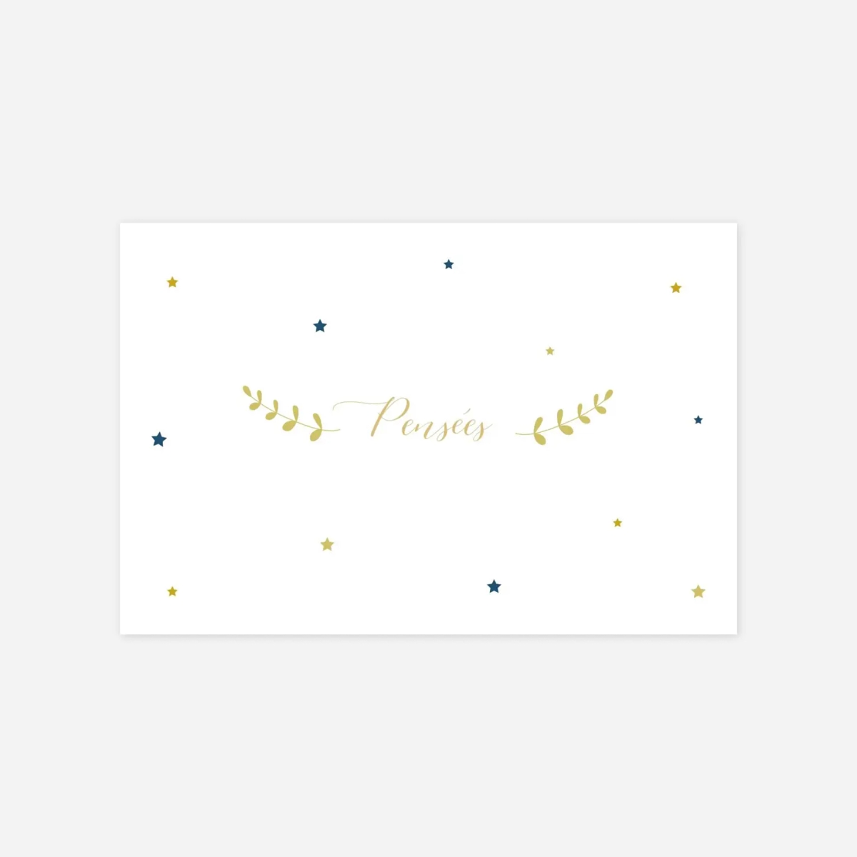 Carte de correspondance Étoiles