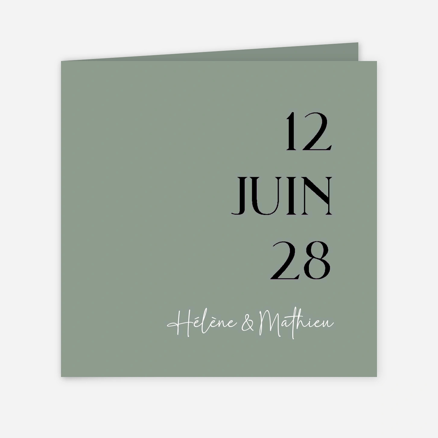 Faire-part mariage En toute simplicité