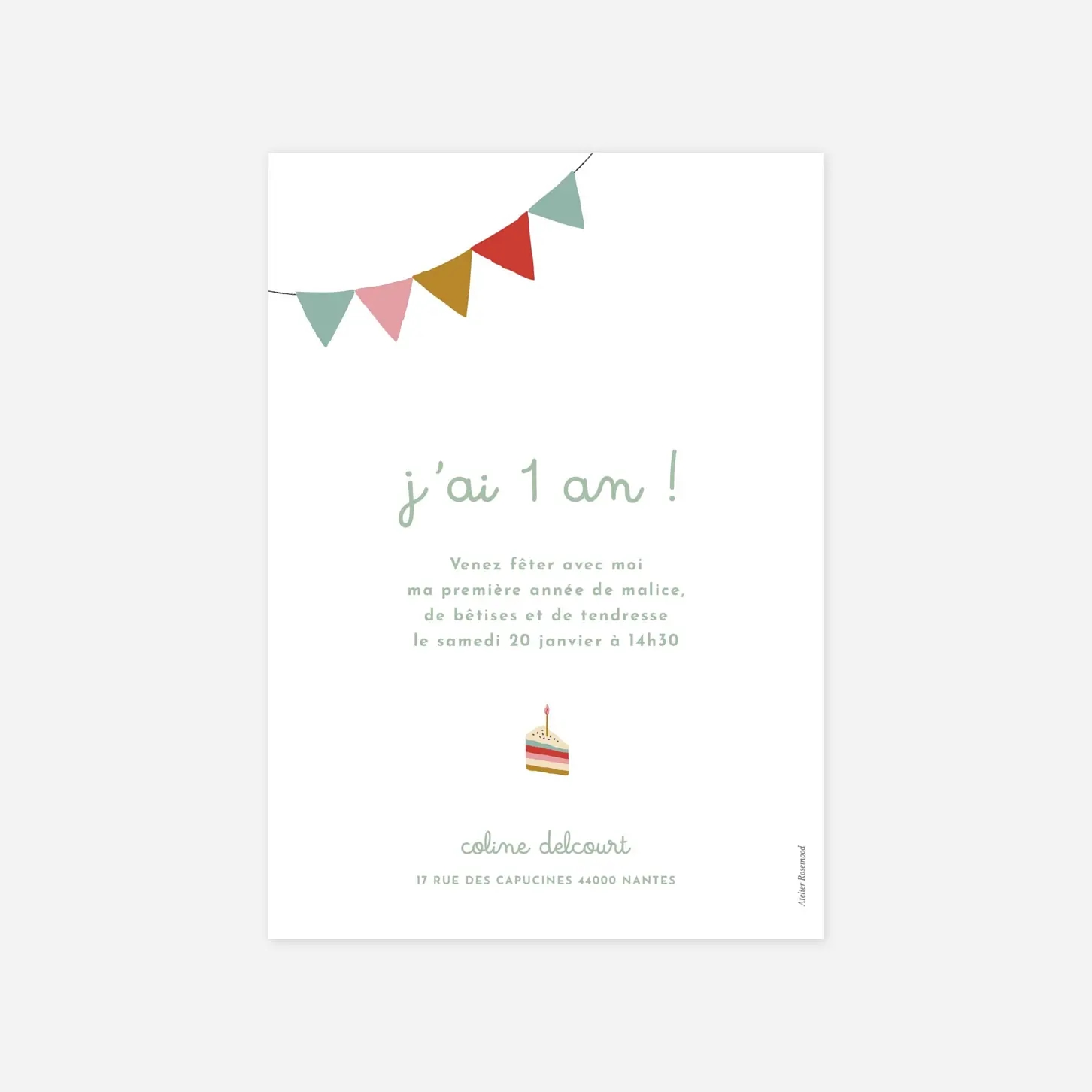 invitation anniversaire enfant La fête des animaux 1 photo