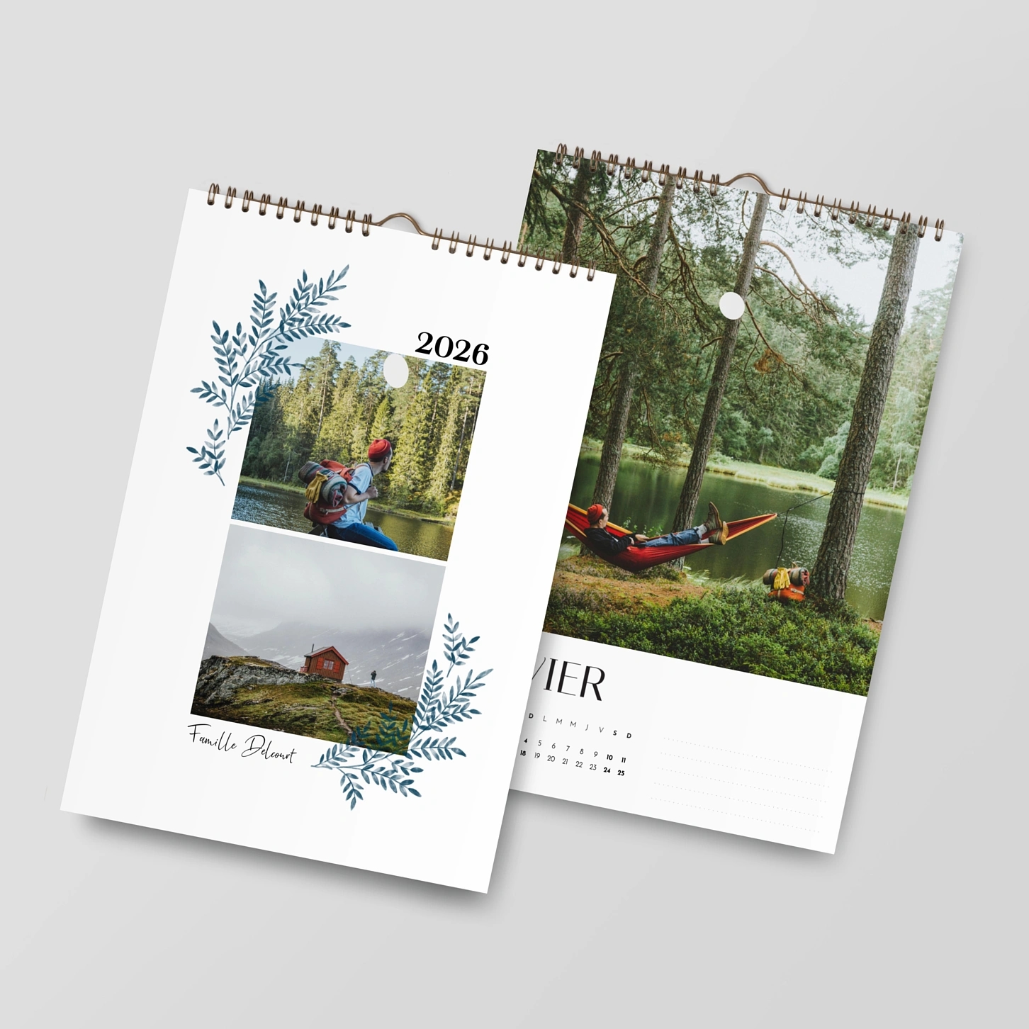 Calendrier mural Feuillage