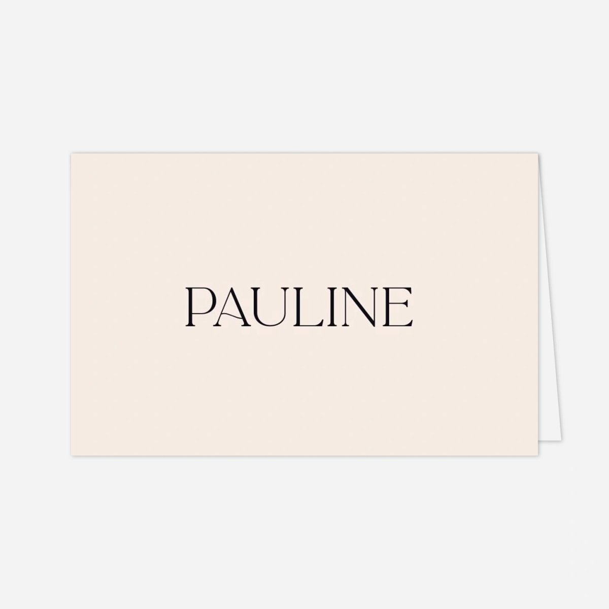 Marque-place mariage Fleur minimale