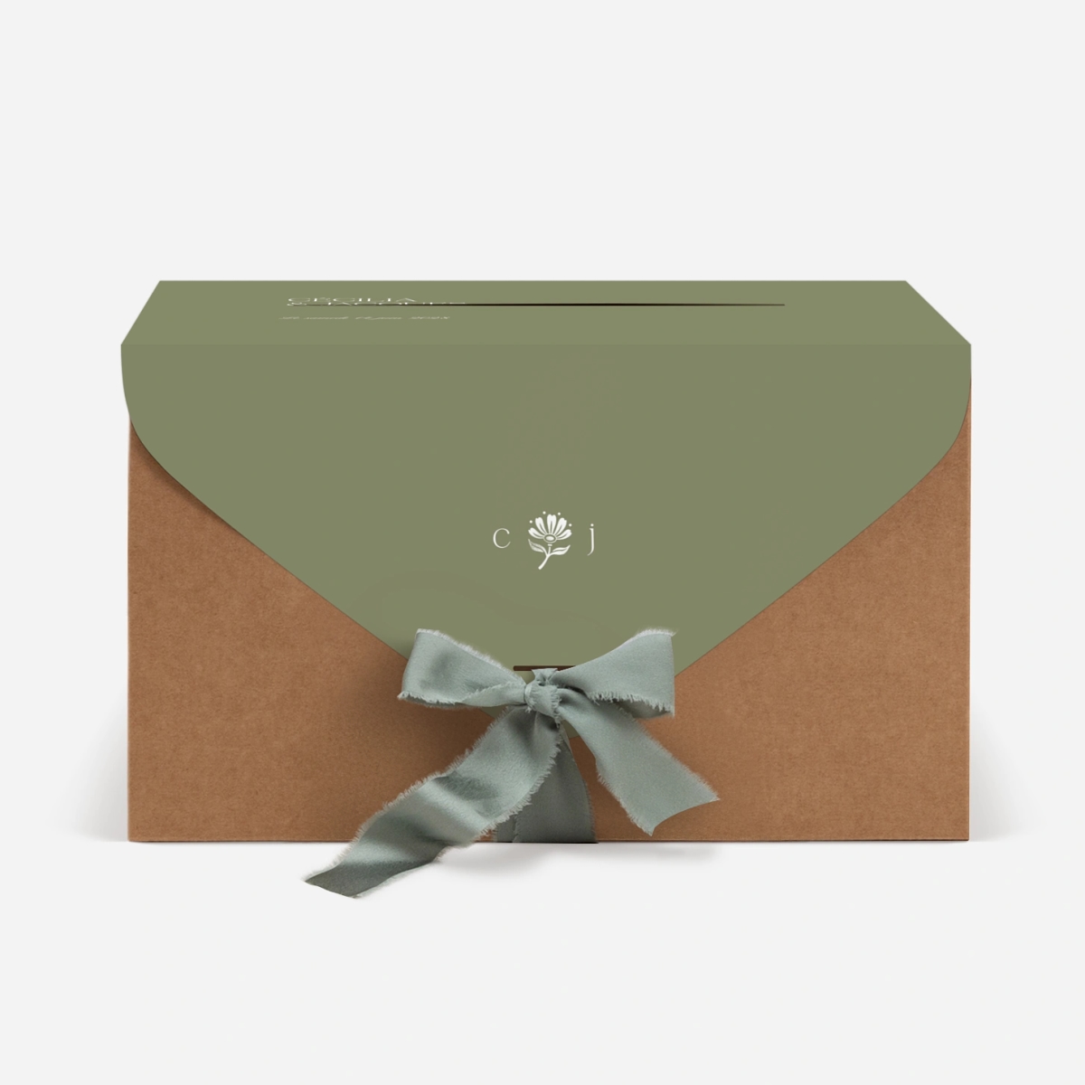 Urne Mariage Fleur minimale