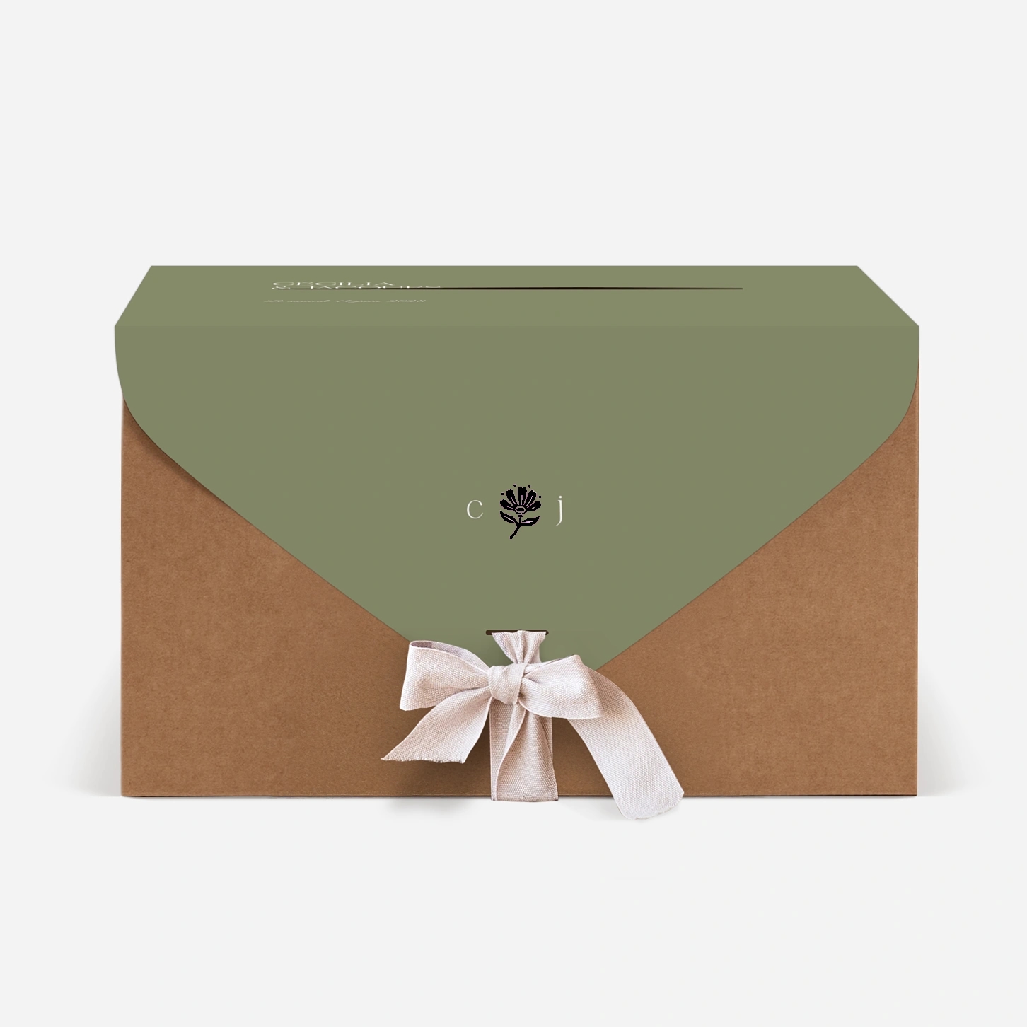 Urne Mariage Fleur minimale