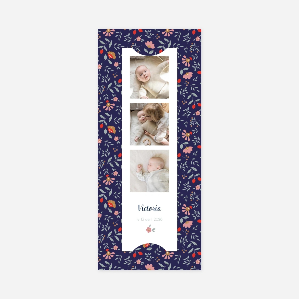 Faire-part naissance Flora