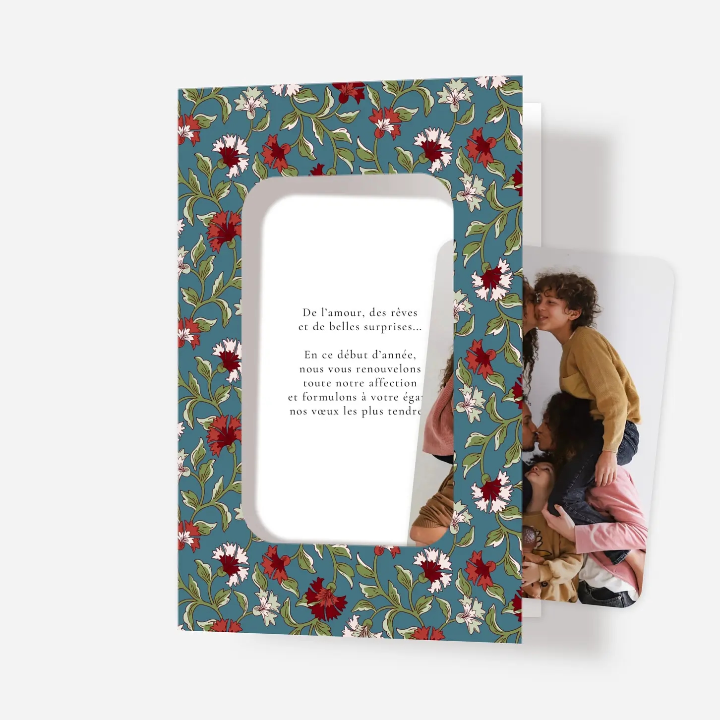 Carte de voeux Floraison